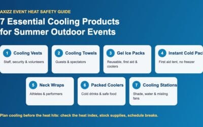 Why Cooling Products Are Essential for Summer Outdoor Events
