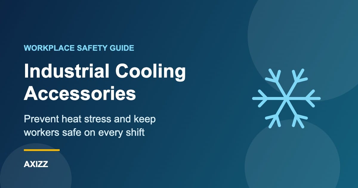 Industrial cooling accessories for workplace safety and heat stress prevention